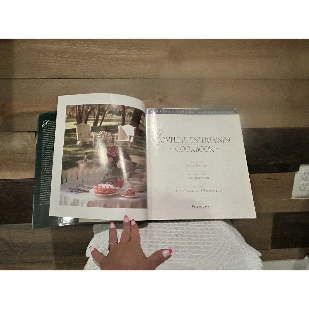 Vintage 1998 Williams-Sonoma Complete Entertaining Cookbook Recipes‎ Cooking